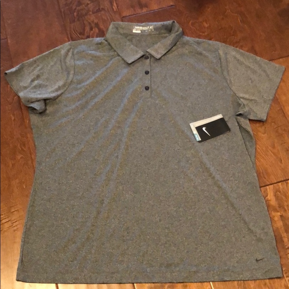 Nike Women’s Golf Polo, Dri-FIT, Contrast Stitch, Swoosh, EUC - Picture 13 of 14
